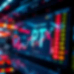 An abstract representation of market trends